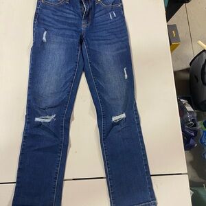 Rachel Women's Dark Blue Straight Leg Jeans